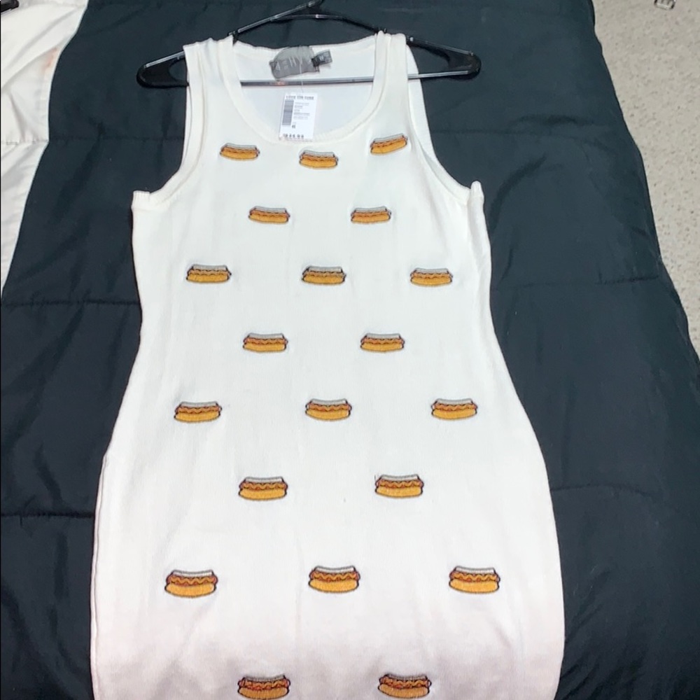 Ivory “Got Dogs” Mini Dress